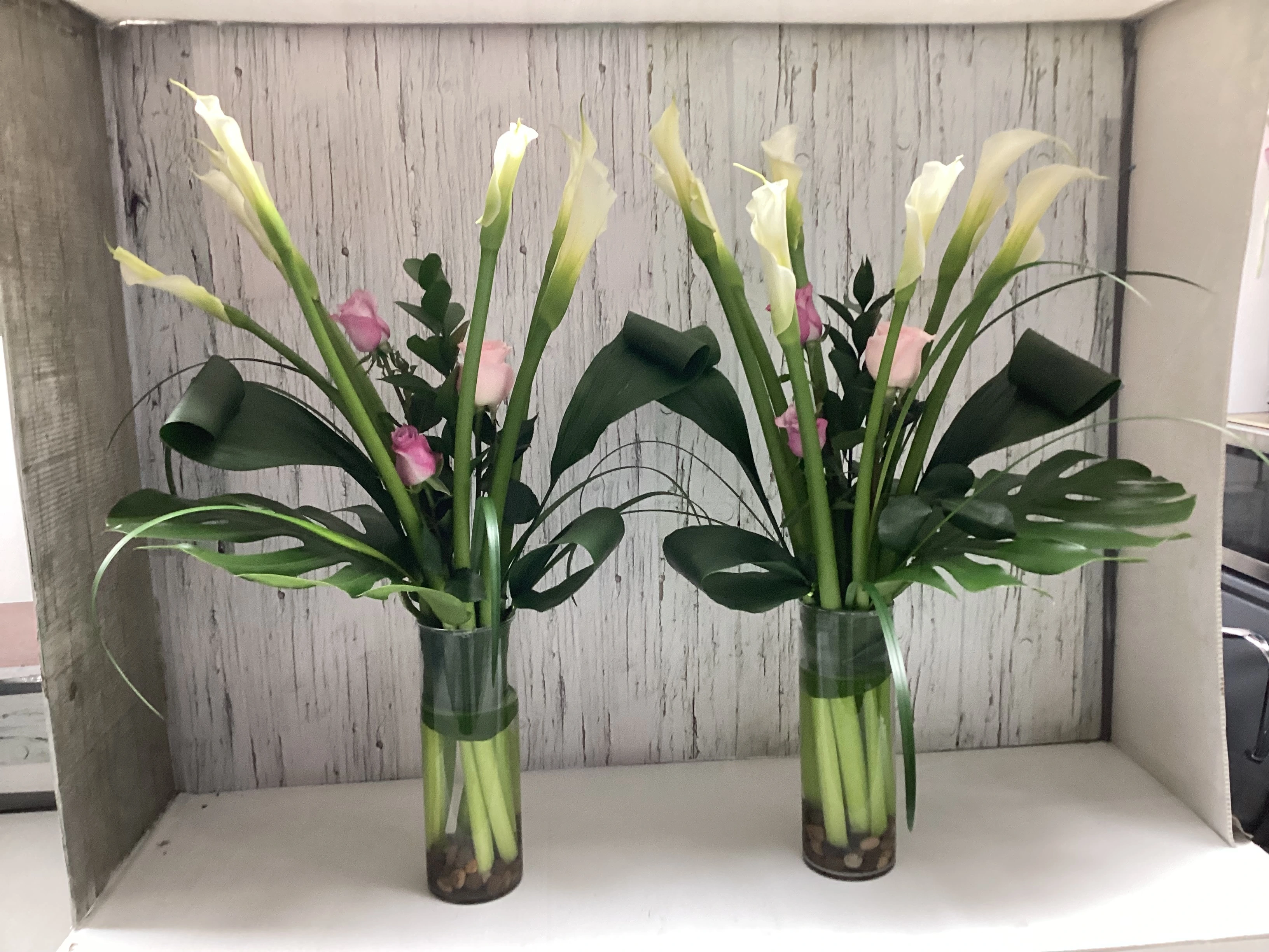 Arrangement de calla lilies pour mariage